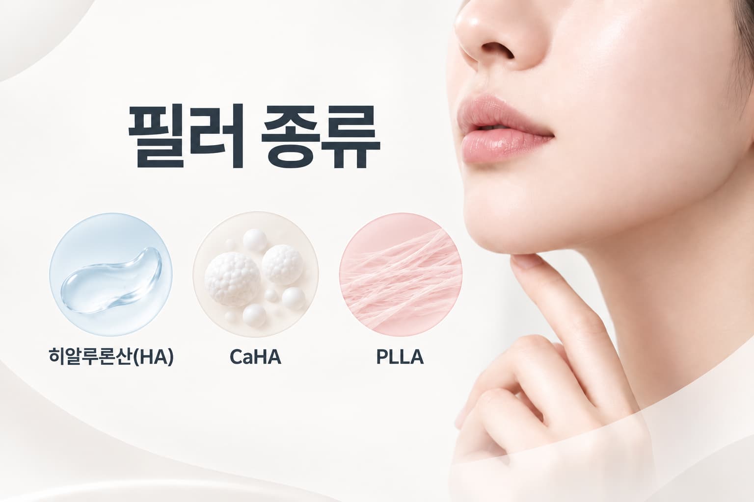 필러 종류에 따른 차이 총정리, 성분별 특징과 부위별 선택 기준