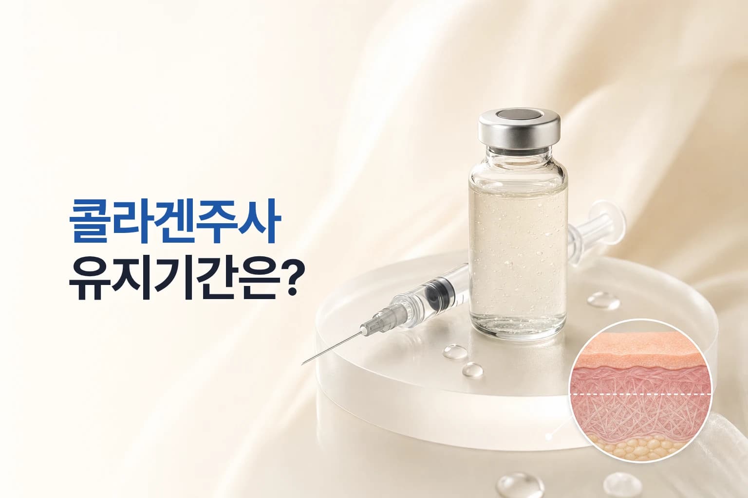 콜라겐주사 유지기간은_종류별 효과 체감 시기와 시술 주기