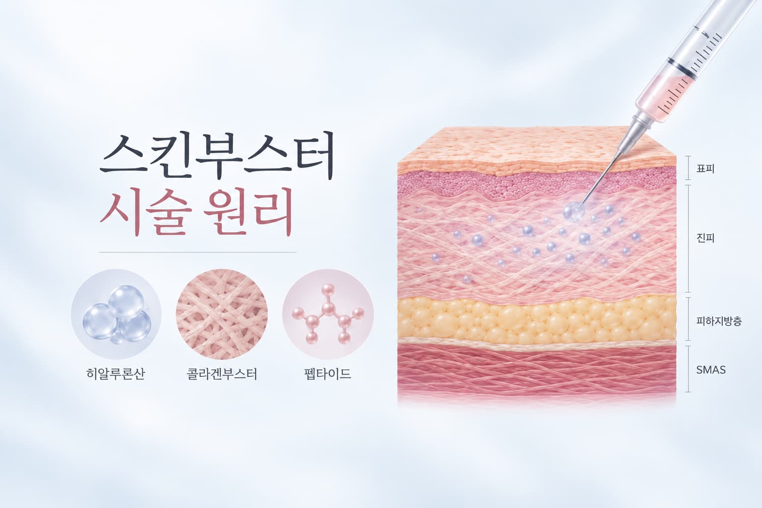 스킨부스터 종류별 효과 차이, 내 피부에는 어떤 시술이 적합할까  선릉 유앤아이